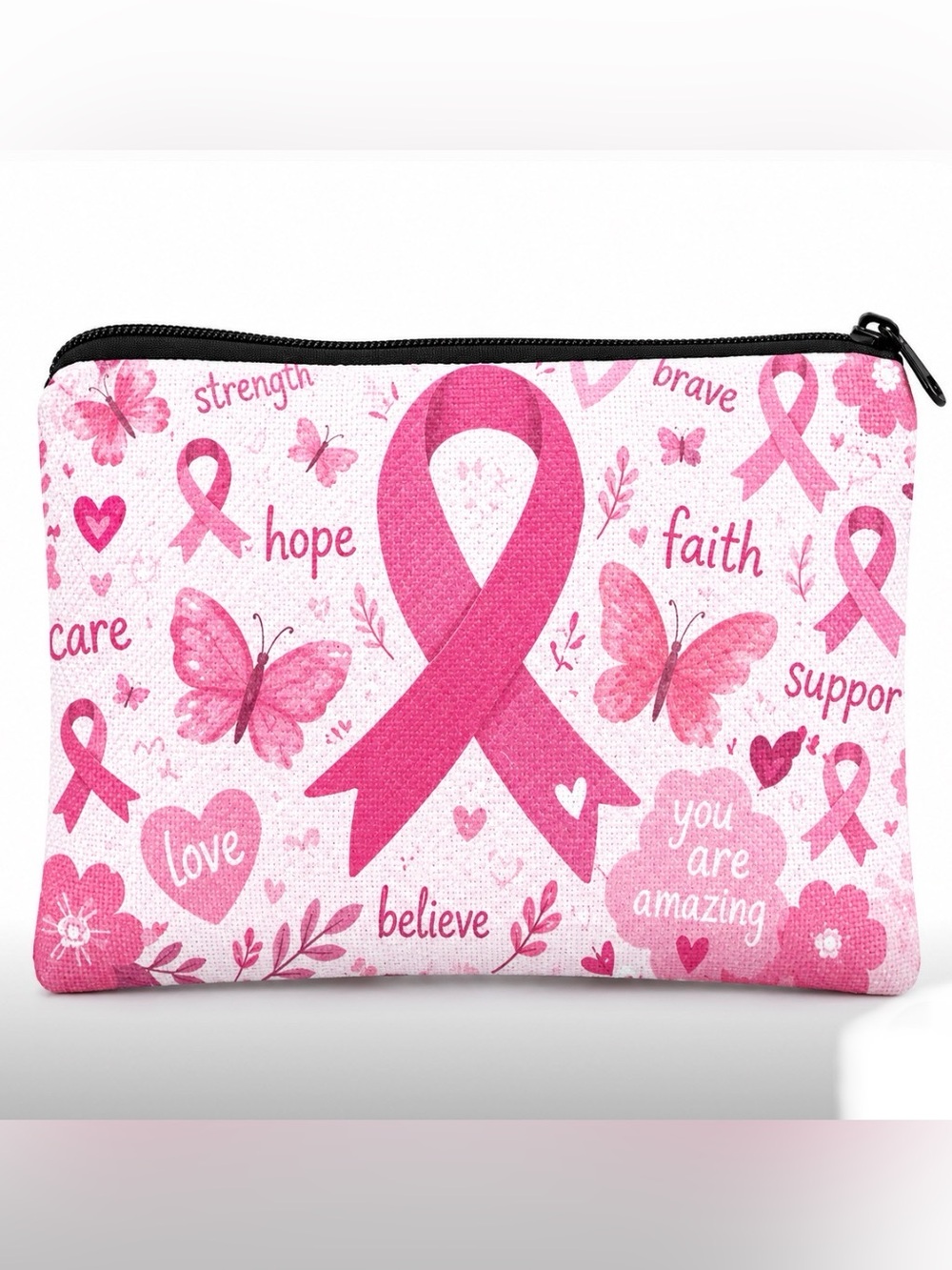 BUY NOW - Breast Cancer Awareness Small Zipper Pouch